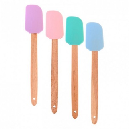 Espátula De Silicone Candy 28 Cm Utensílio De Cozinha - Feira da Madrugada SP