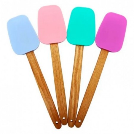 Espátula De Silicone Candy 28 Cm Utensílio De Cozinha - Feira da Madrugada SP