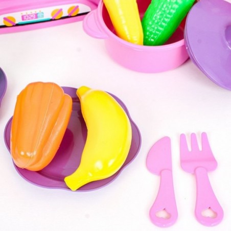 Kit Minha Cozinha Com Frutinhas 19 Peças De Brinquedo