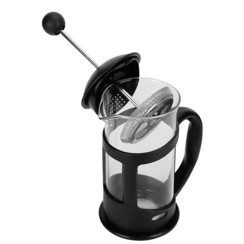 Cafeteira Manual Francesa Prensa Cremeira Café Chá Leite 600ml - Feira da Madrugada SP