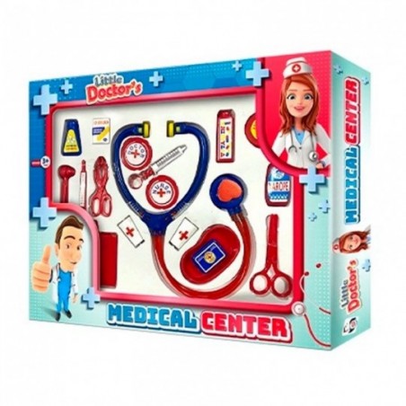 Kit Medico Little Doctor Com 18 Peças De Brinquedo Infantil  -Feira da Madrugada SP