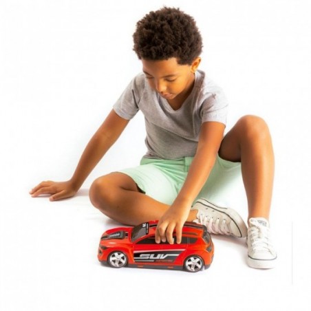 Carro De Corrida 30 Cm De Brinquedo Infantil Roda Livre - Feira da Madrugada SP