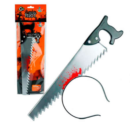 Tiara Halloween Serrote Com Sangue Falso Fantasia - Compre Agora!