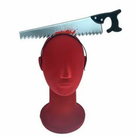 Tiara Halloween Serrote Com Sangue Falso Fantasia - Compre Agora!