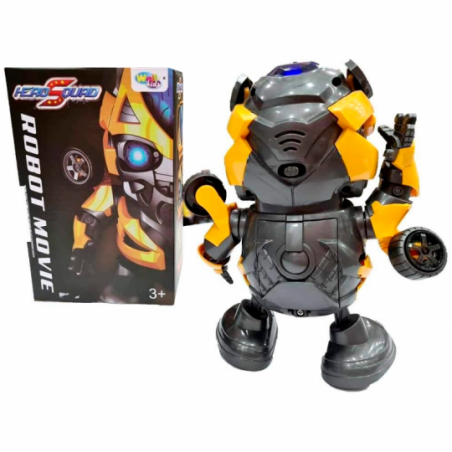 Robô Movie Dançarino Brinquedo Hero Squad Well Kids - Compre Agora!