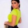 Cropped Blusa Com Nó Manga Curta Feminina Bojo - Feira da Madrugada SP