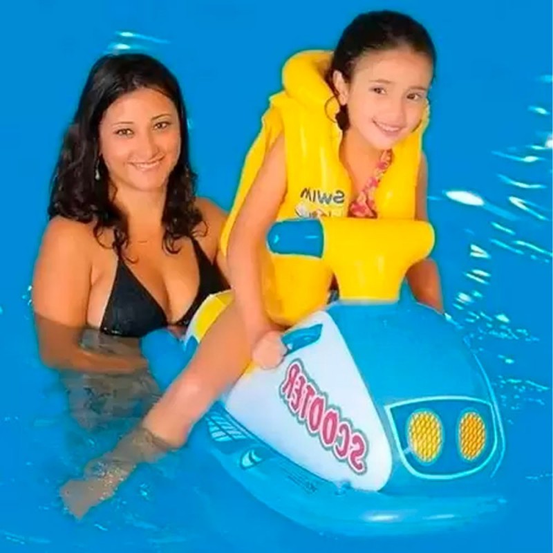 Boia Jet Ski Inflável Grande 91x51 Cm Infantil Colorido - Feira da Madrugada SP