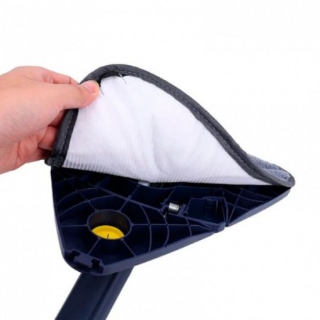 Refil Para Mop Triangular Com 2 Peças De Microfibra - Feira da Madrugada