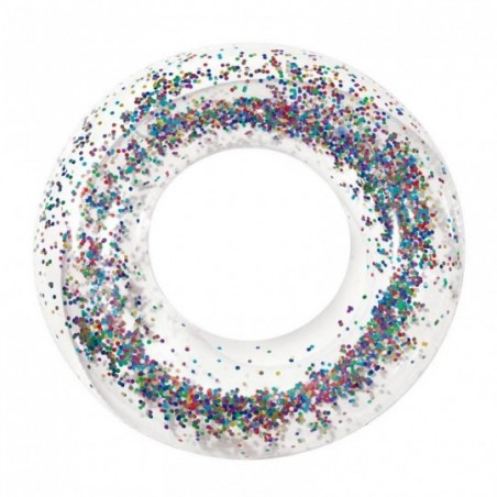 Boia Inflável Com Glitter Metalizado Circular 55 Cm Funs - Feira da Madrugada SP