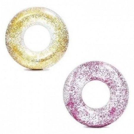 Boia Inflável Com Glitter Metalizado Circular 55 Cm Funs - Feira da Madrugada SP