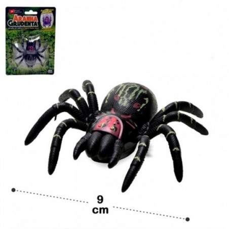 Aranha Grudenta De Brinquedo Sobe Pelas Paredes Infantil - Feira da Madrugada SP