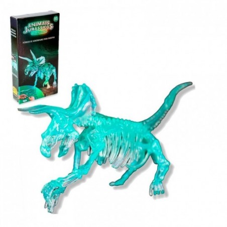 Fosseis De Dinossauro 3D Brilha No Escuro Brinquedo Infantil - Feira da Madrugada SP