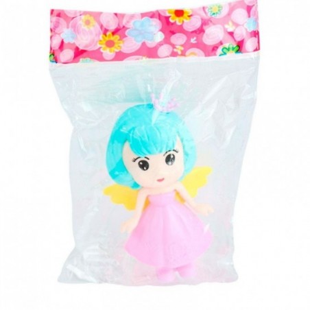Boneca Fadinha Colorida De Brinquedo Infantil 11 Cm - Feira da Madrugada SP
