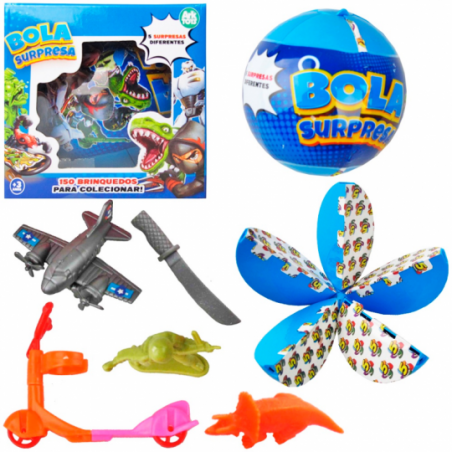 Brinquedo Bola Surpresa 5 Peças Diferentes Colecionáveis - Compre Agora!