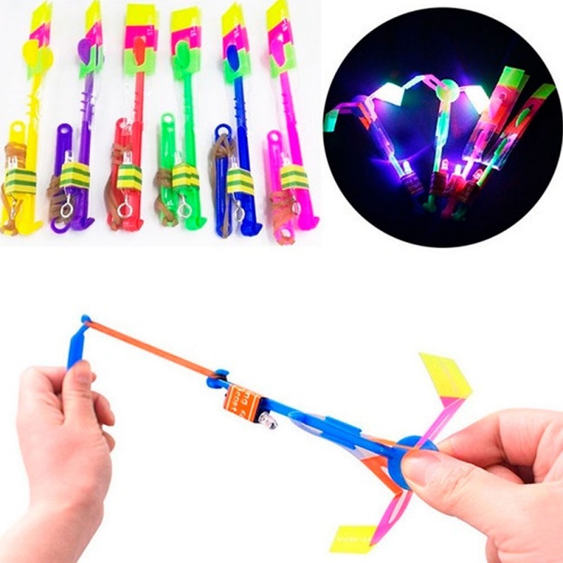 Estilingue De Brinquedo Com LED Colorido Infantil - Feira da Madrugada SP