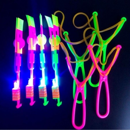 Estilingue De Brinquedo Com LED Colorido Infantil - Feira da Madrugada SP