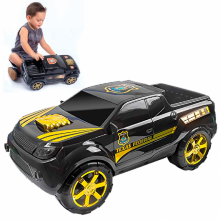 Carro Pick Up Infantil Grande Texas Polícia Federal - Compre Agora!