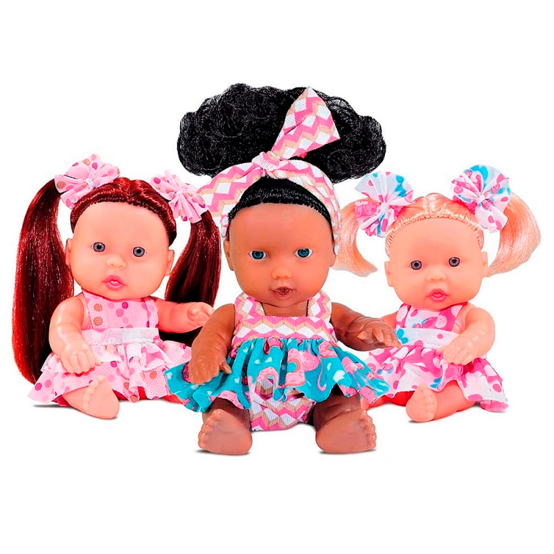 Boneca Infantil Meninas Coleção Pekenekas Sid-nyl Estilosas - Compre Agora!
