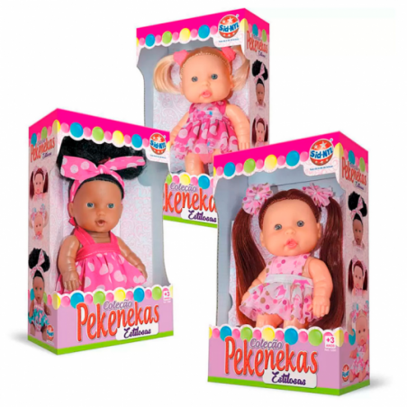Boneca Infantil Meninas Coleção Pekenekas Sid-nyl Estilosas - Compre Agora!