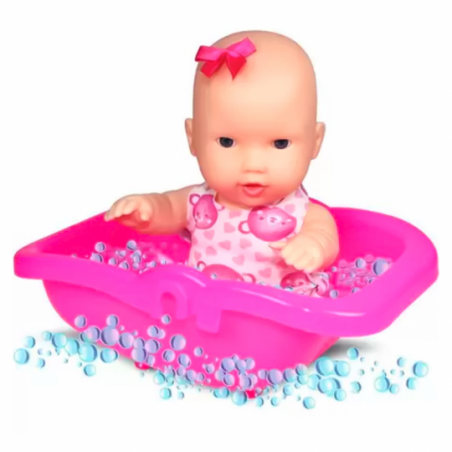 Boneca Meu Beijinho Baby Banho Com Banheiro Sid-nyl