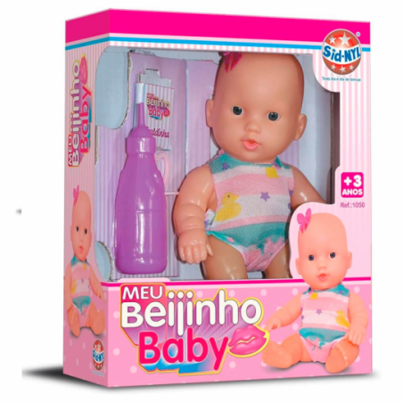 Boneca Meu Beijinho Baby Com Três Acessórios Sid-nyl - Compre Agora!