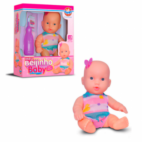 Boneca Meu Beijinho Baby Com Três Acessórios Sid-nyl - Compre Agora!