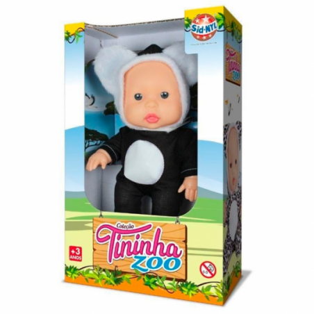 Boneca Tininha Zoo Bichinhos Girafa Urso Oncinha Sid-nyl - Compre Agora!