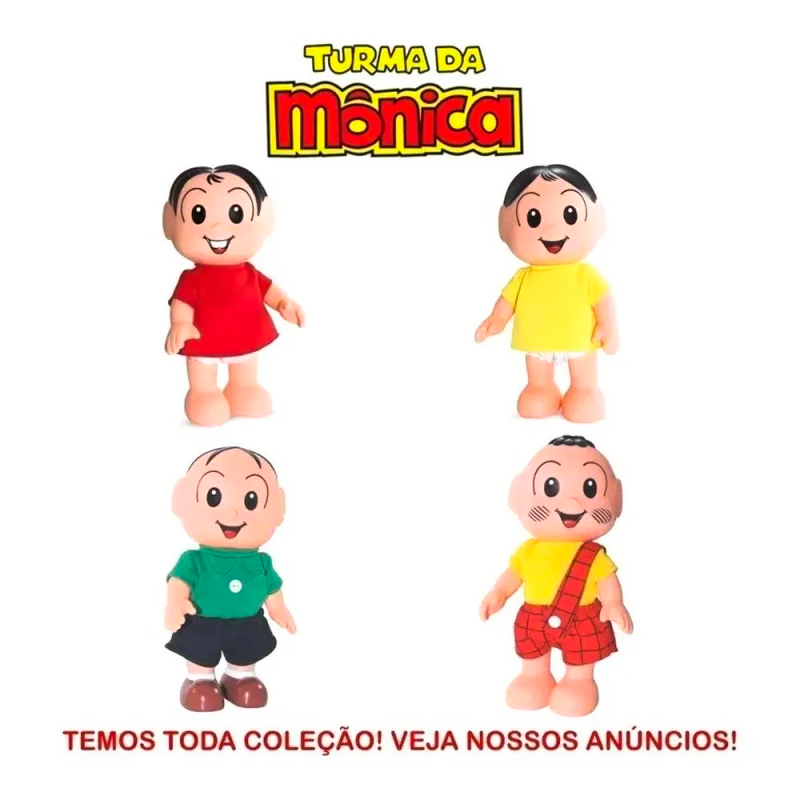 Cebolinha Boneco Turma Da Mônica Brinquedo Infantil - Compre Agora!