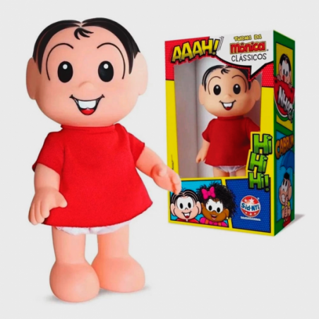 Mônica Boneco Turma Da Mônica Brinquedo Infantil - Compre Agora!
