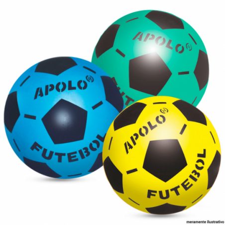 Bola De Vinil Futebol Leve Colorida 22cm Wellmix - Compre Agora!