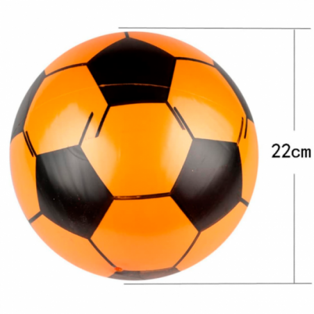 Bola De Vinil Futebol Leve Colorida 22cm Wellmix - Compre Agora!