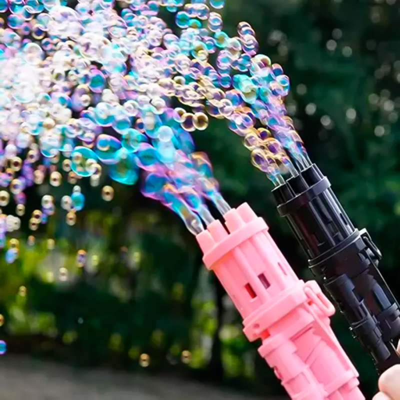 Pistola Lança Bolhas Guns À Pilha 23cm Colors Wellkids - Compre Agora!