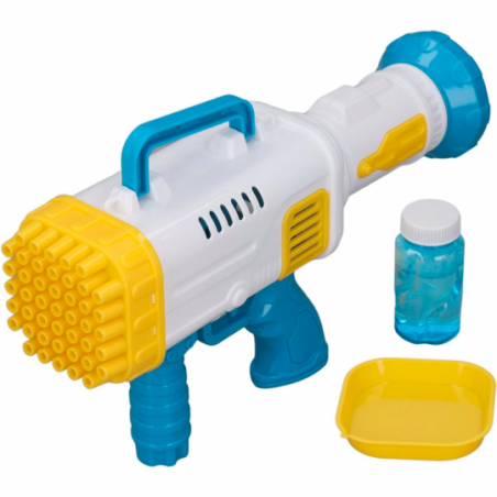 Pistola Lançador De Bolhas Blaster Infantil 45 Furos - Compre Agora!
