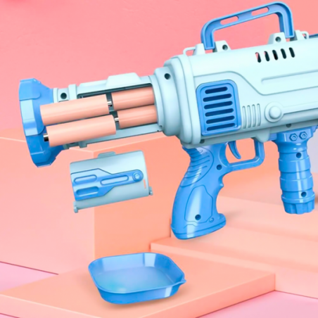 Pistola Lançador De Bolhas Blaster Infantil 45 Furos - Compre Agora!