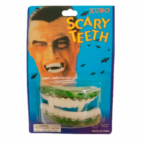 Dentadura de Plástico 2 Peças Halloween Formatos Sortidos