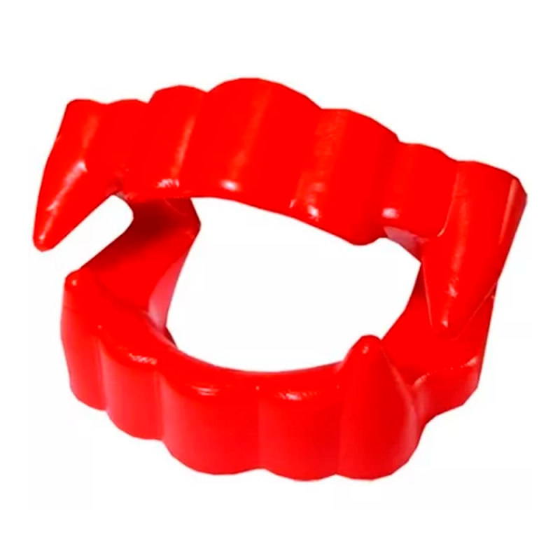 Kit 20 Dentaduras De Vampiro Vermelho Fantasia Atacado - Compre Agora!