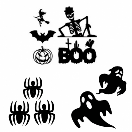 Kit 6 Peças Enfeite De EVA Halloween Sortidos No Atacado - Compre Agora!