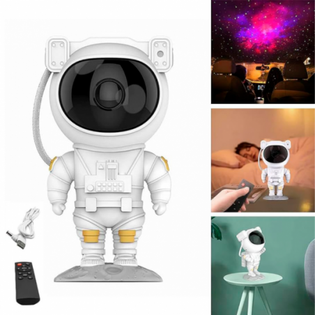 Luminária Projetor Astronauta Galáxia Estrelas Nebulosa - Compre Agora!