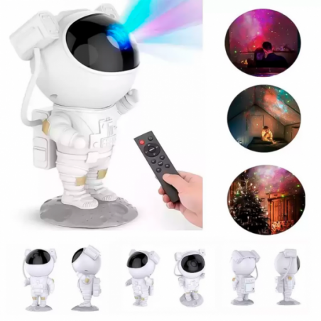 Luminária Projetor Astronauta Galáxia Estrelas Nebulosa - Compre Agora!