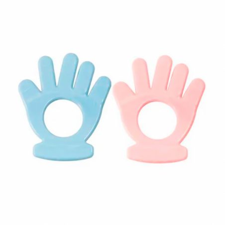 Mordedor Formato Mãozinha Para Bebê 10cm Infantil - Compre Agora!