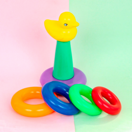 Meu Patinho Didático Argolas Jogo Educativo Infantil - Compre Agora!