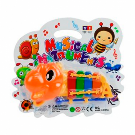 Xilofone Musical Infantil 16cm Tons Coloridos Brinquedo - Compre Agora!
