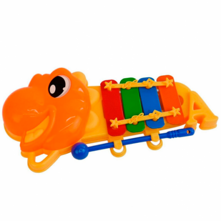 Xilofone Musical Infantil 16cm Tons Coloridos Brinquedo - Compre Agora!