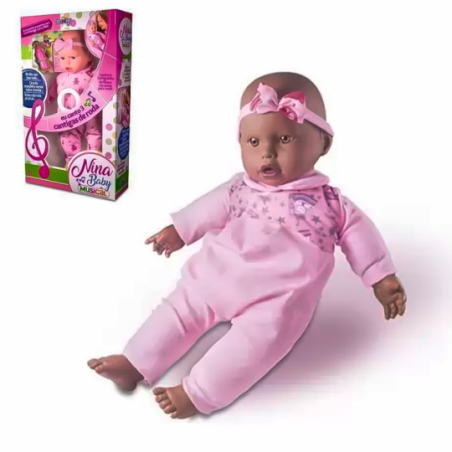 Boneca Infantil Nina Baby Negra Nova Toys Com Acessórios - Compre Agora!