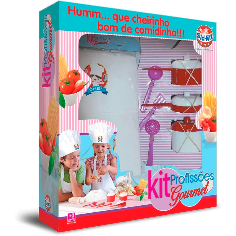 Kit Brincando De Profissões Gourmet Multicor Sid-nyl - Compre Agora!