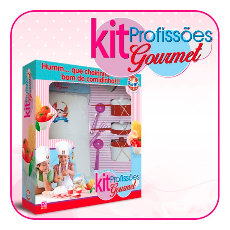 Kit Brincando De Profissões Gourmet Multicor Sid-nyl - Compre Agora!