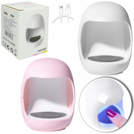 Mini Cabine Q3 Secador De Unhas Portátil Com 3 Leds 6W - Compre Agora!