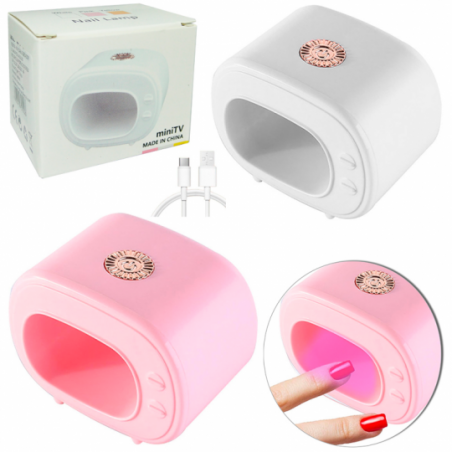 Mini Cabine TV Secador De Unhas Portátil Com 4 Leds 16W - Compre Agora!