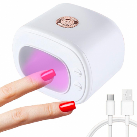 Mini Cabine TV Secador De Unhas Portátil Com 4 Leds 16W - Compre Agora!