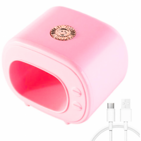 Mini Cabine TV Secador De Unhas Portátil Com 4 Leds 16W - Compre Agora!